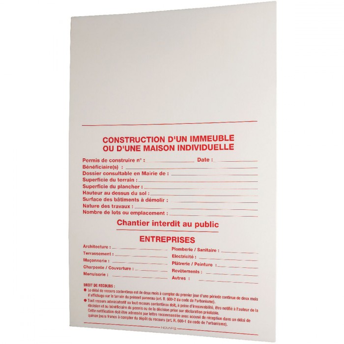 panneau affichage